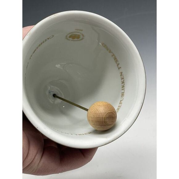 B&G Copenhagen Porcelain 1984 Cathedral Hand Bell #9684 Domkirken Trier A16 - Picture 2 of 8